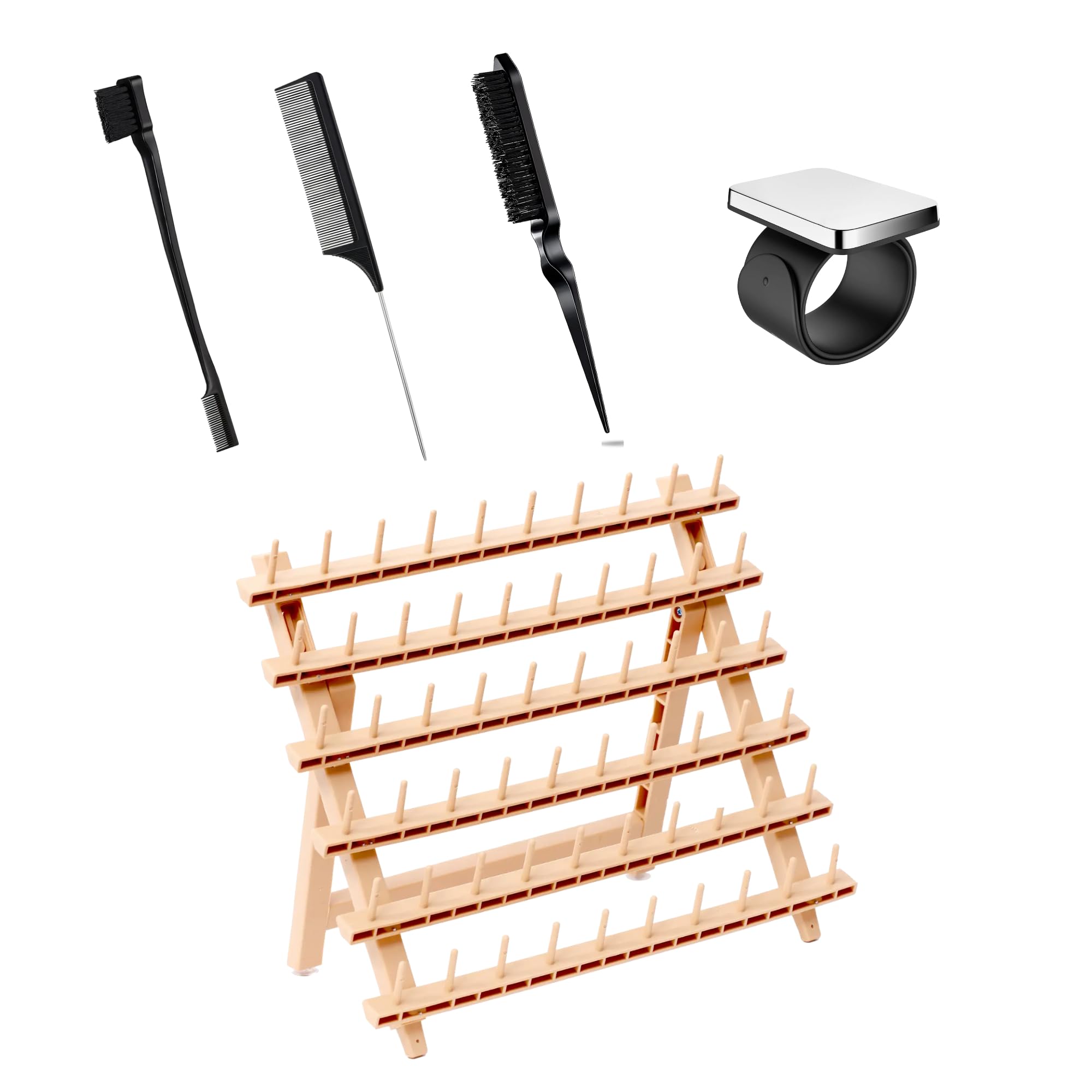 Amazon.com: Laflare Braiding Rack for Hair with Comb Set & Braid